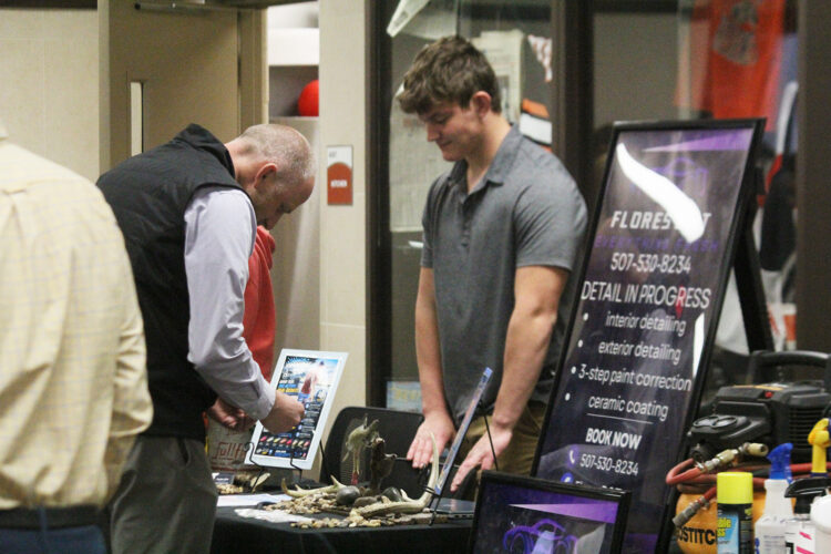Students showcase self-started businesses